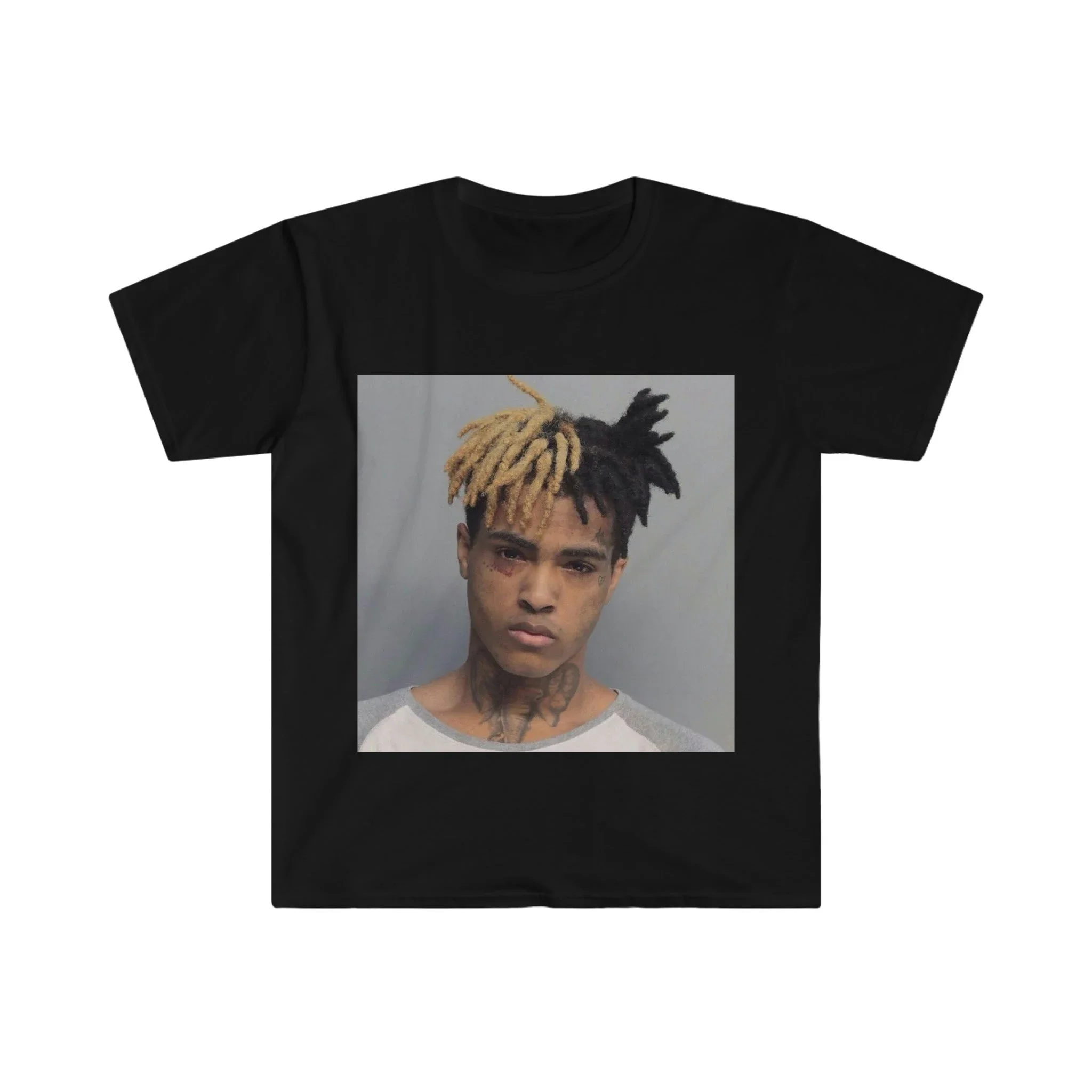 2025-26 الصيف XXXTentacion "انظر إلي!" جرافيك 100% قطن مطبوع مغني الراب الهيب هوب تي شيرت للجنسين النساء الرجال طاقم الرقبة Y2k #4