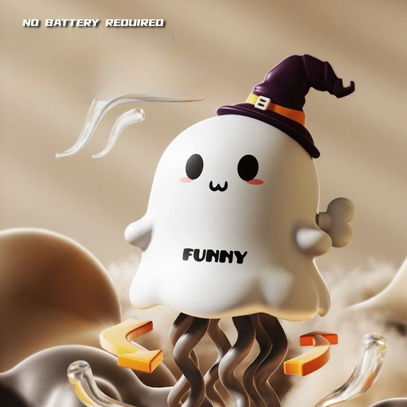 Magische Dansende Octopus Spook Speelgoed Inertie Rebound Pompoen Man Decompressie Verjaardagscadeau Halloween Speelgoed