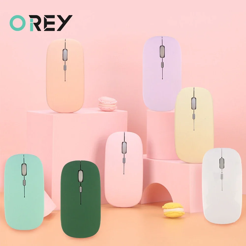 ماوس بلوتوث لاسلكي محمول ماجيك صامت مريح الفئران لأجهزة الكمبيوتر المحمول iPad اللوحي دفتر الهاتف المحمول مكتب الألعاب ماوس