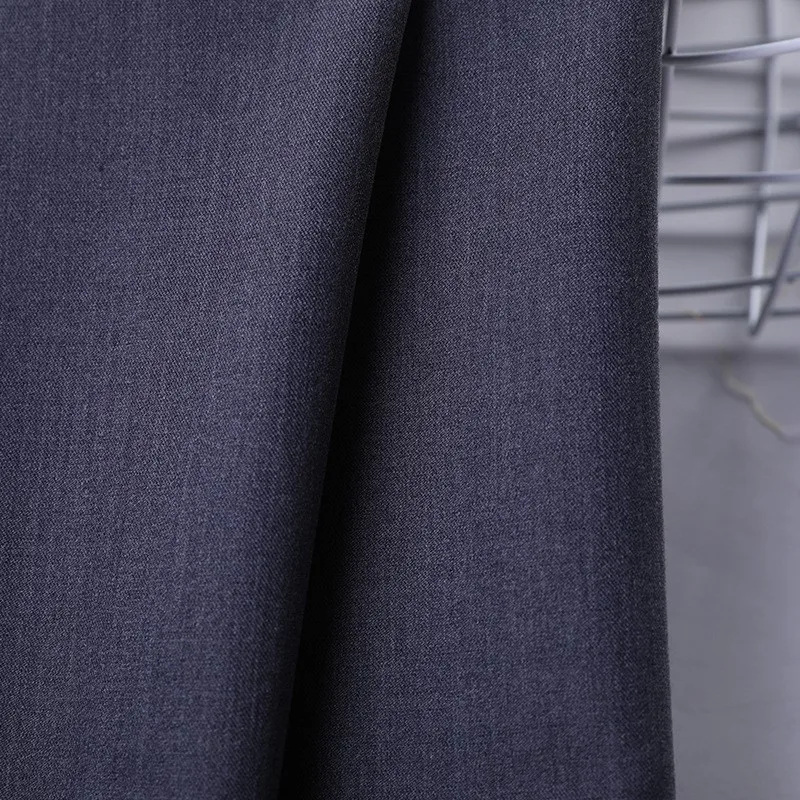 

Elastic fabric smooth and lustrous with a good drape is used for suits uniforms trousers coats skirts