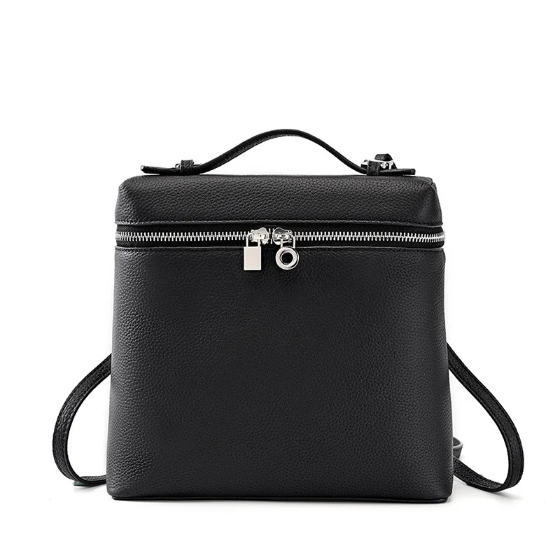 حقيبة ظهر نسائية صغيرة حقيبة كتف جلدية حقيبة ظهر عصرية من الجلد الطبيعي حقيبة نسائية حقيبة مدرسية للسياحة #5