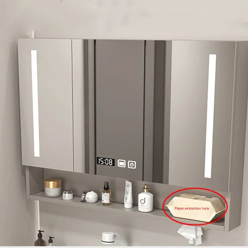 Postmodern Organizer Bathroom Cabinet Lighting White Toilet Drawers Bathroom Vanity Mirror Vintage Tocador Backyard Furniture