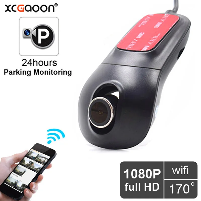 Dash Cam 24hours Parking Monitoring 1080P HD Wifi Car DVR Night Version Support Up to 128GB TF Card