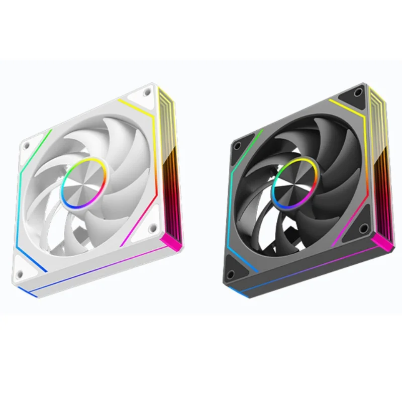 ICE Whale Prism 4RS Plus ARGB PC Case Fan 14cm Infinity Mirror Design Motherboard Light Sync 4PIN PWM CPU Cooler Fan Ventilador