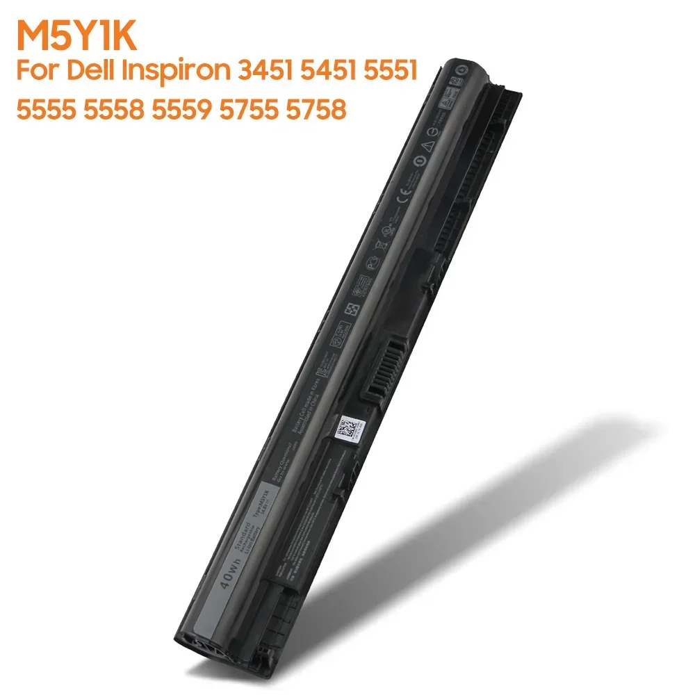 Replacement Battery M5Y1K For Dell Inspiron 3451 5451 5551 5559 5755 5758 3558 Ki85W M5Y1K M5Yik K185W 14-5451 17-5758 2600mAh