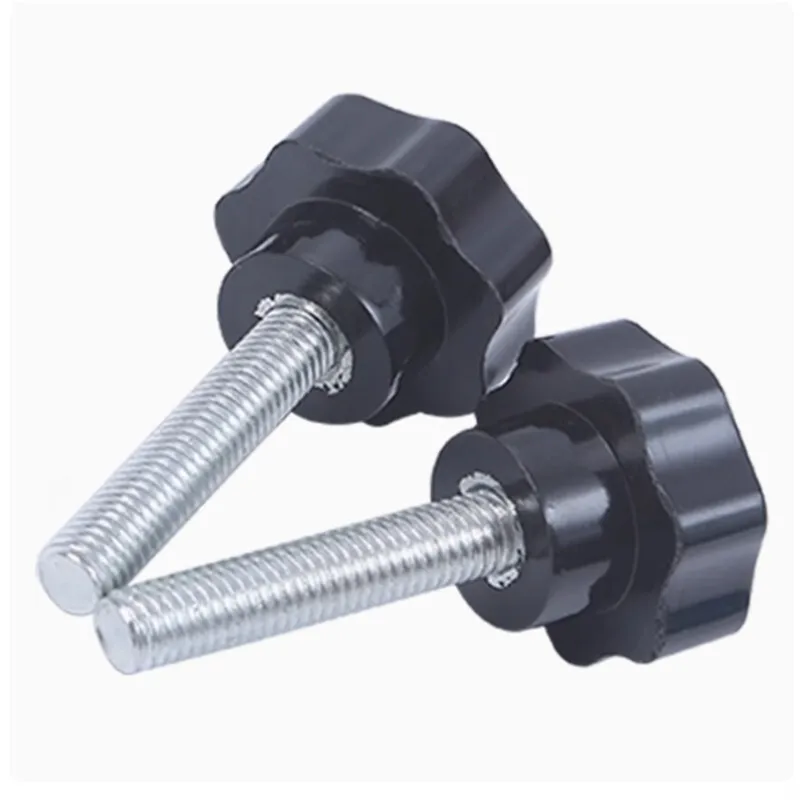 Vite di serraggio della manopola a stella della maniglia di serraggio in bachelite da 10 pezzi M8x16-80mm