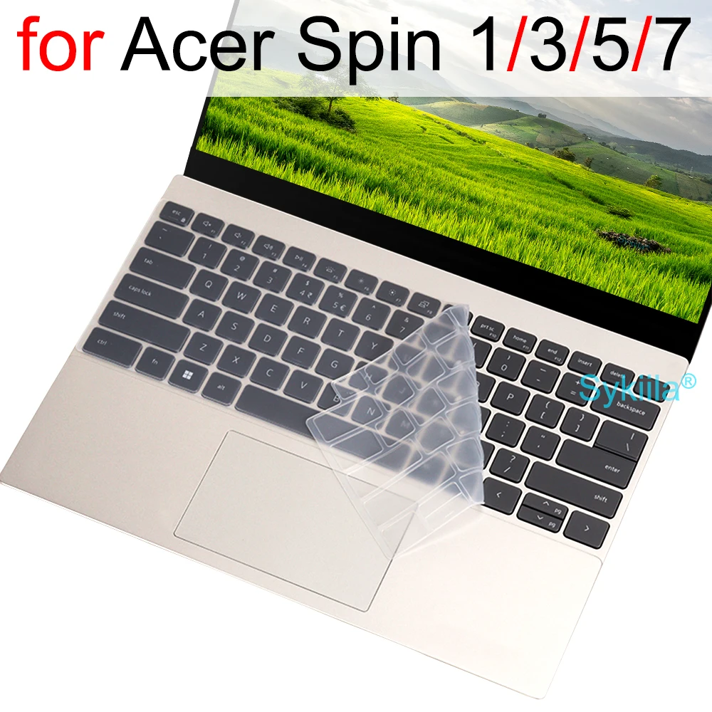 Keyboard Cover for Acer Spin 3 5 7 1 SP314 SP313 SP513 SP514 SP515 SP111 SP113 SP114 SP714 Silicone Protector Skin Case 13 14 15