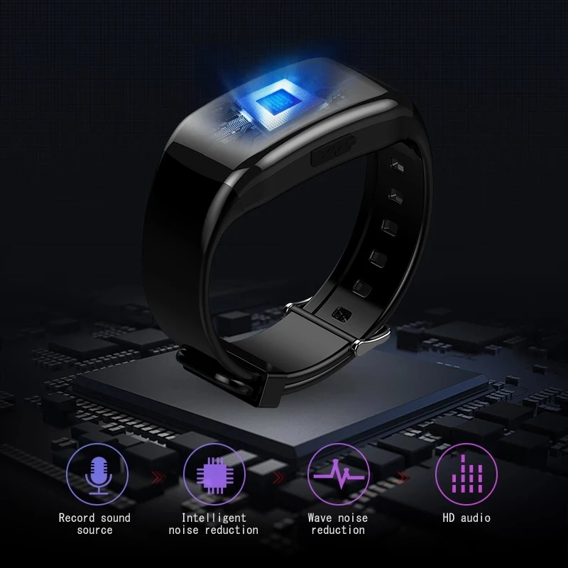 Mini Camera 1080P HD DV Small Cam Audio Voice Video Recorder Bracelet Micro Camcorder Wristband Support Hidden TF Card