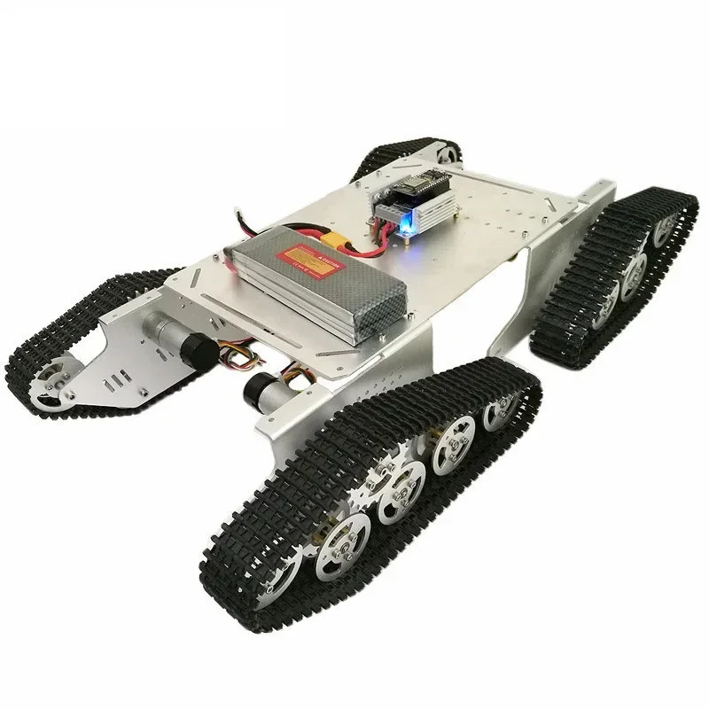 Remote control tracked tank chassis smart car VR shooting smart car