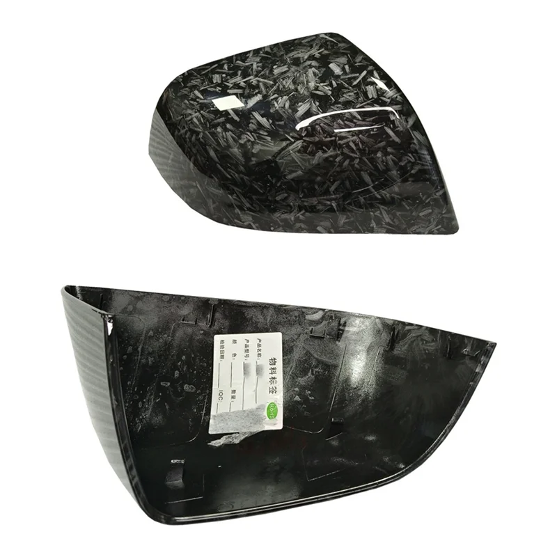 

Trending Car Rear Mirror Cover Cap For Tesla Model 3 Water Transfer Forging Pattern Rearview Mirror Shell