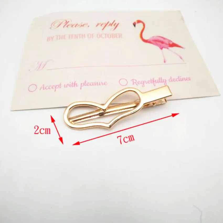 100 Stück Kaninchenkrone Wassertropfen Gold Metall Haarspange Legierung Herz Alligator Haarnadel Haarspangen für DIY Kopfbedeckung Haarschmuck – Detail 18