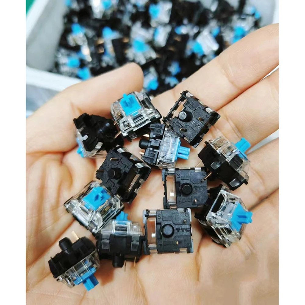 10pcs Linear Action/ Blue Switch /Red Switch/ Alternate Action/ Ergonomic for TTC Mechanical Keyboard Switch