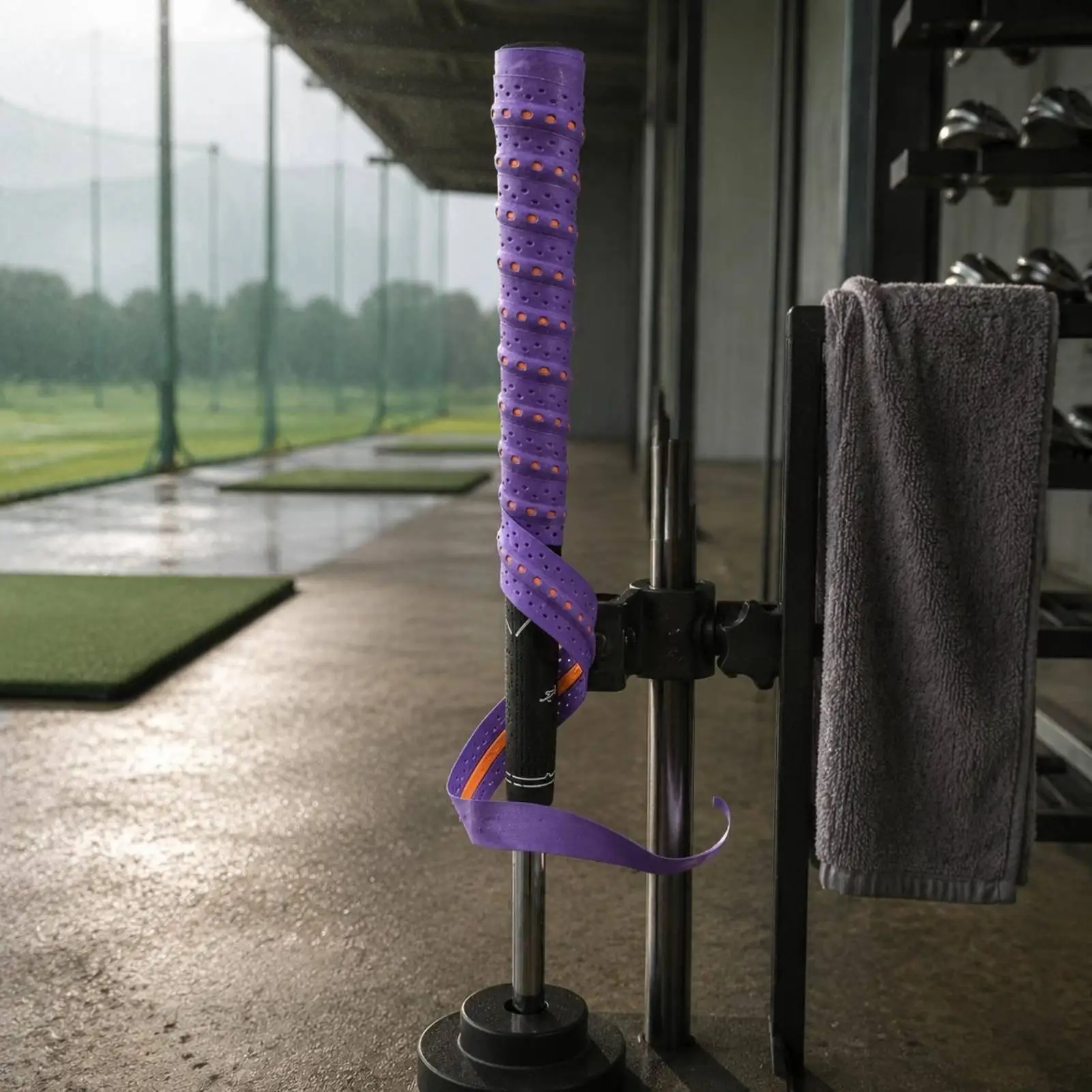 4xGolf Grip Tape Waterproof Golf Club Grip Covering Sweat Absorbing Sports Accessory for Golfers, Training Fluorescent Green