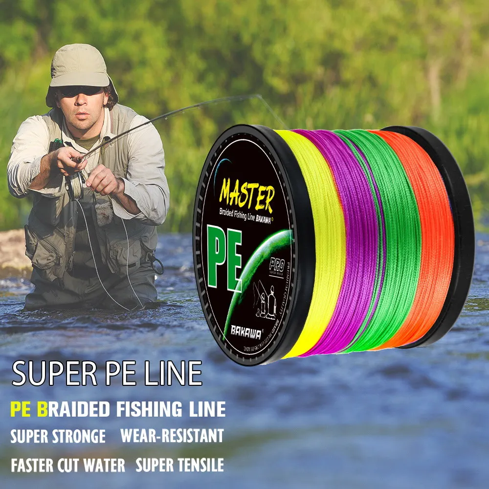 8-Strand Braided PE Fishing Line 300M 22-90LB