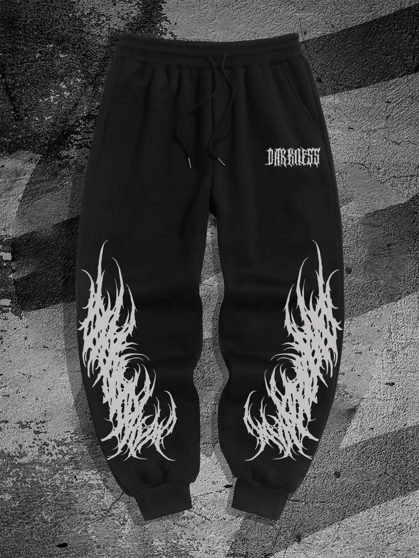 Basic Solid Jogger Pants Men Brown Plain Elastic Drawstring Loose Sweatpants Casual Streetwear Trousers