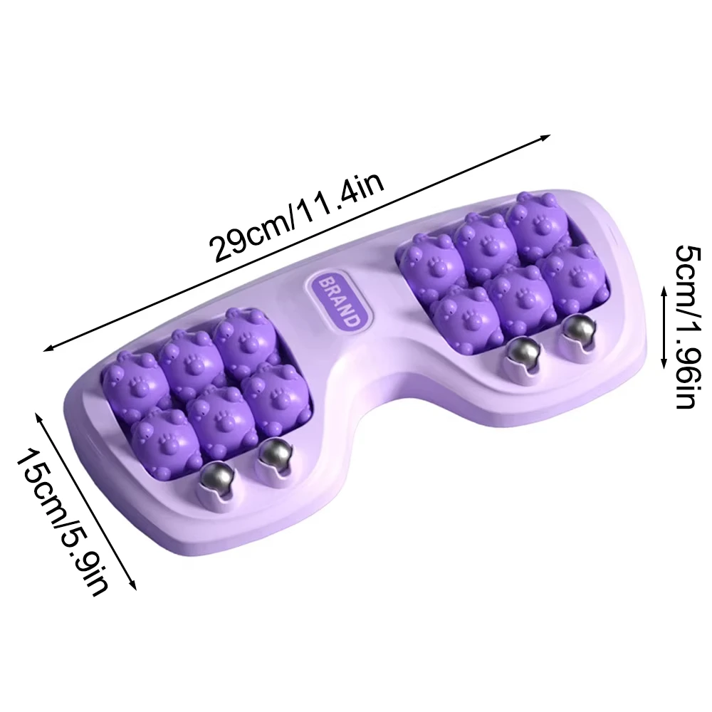 Roller Pijat Kaki Bentuk Cakar Kucing, Alat Pijat Kaki dengan Stimulasi Manik Magnetik, Pereda Nyeri, Roller Relaksasi, Alat Refleksi Titik Pijat
