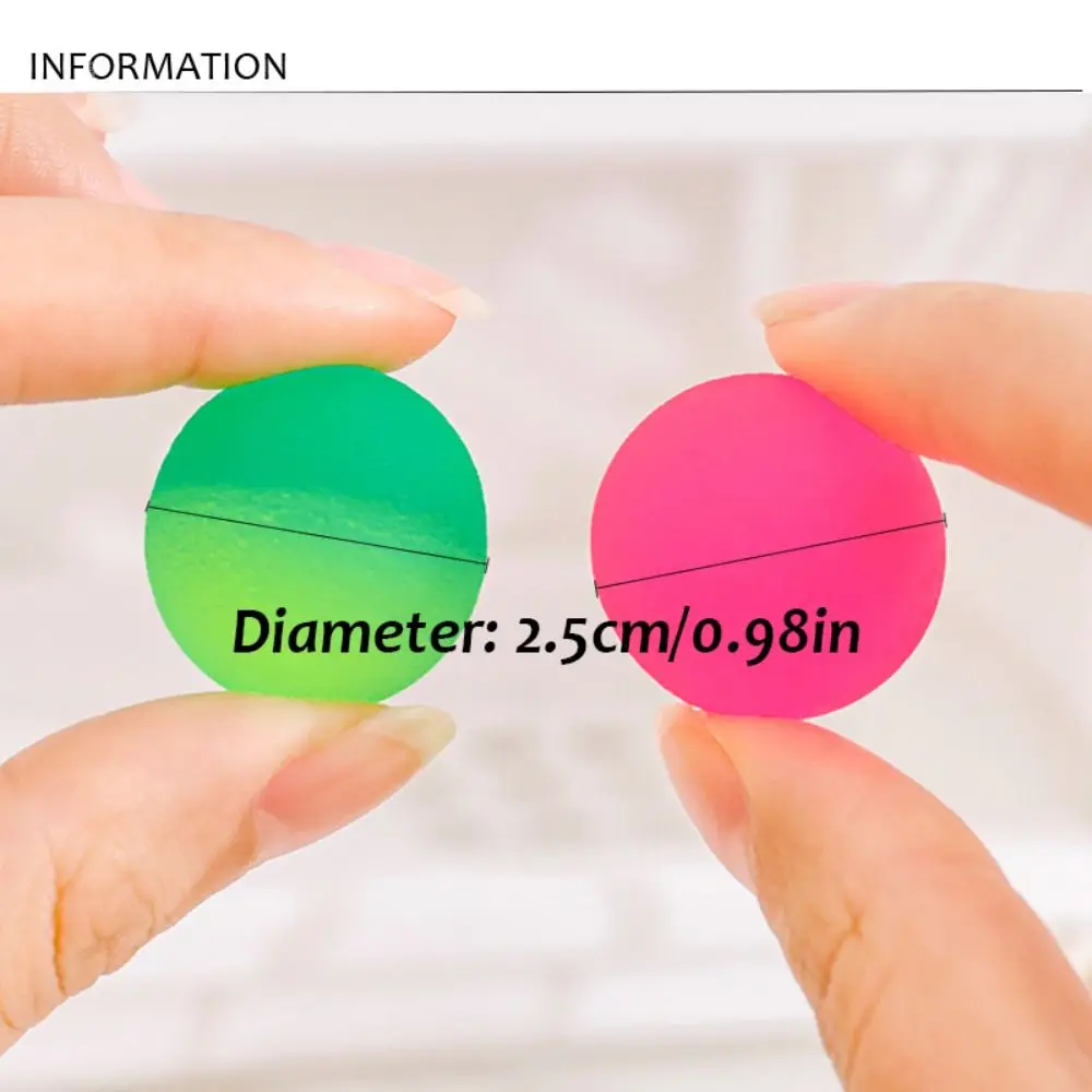 大人のためのカラフルで弾力性のあるミニボール,グラデーションカラー,クリエイティブで楽しいスパンコールジャンピングボール,高跳ねるおもちゃのボール