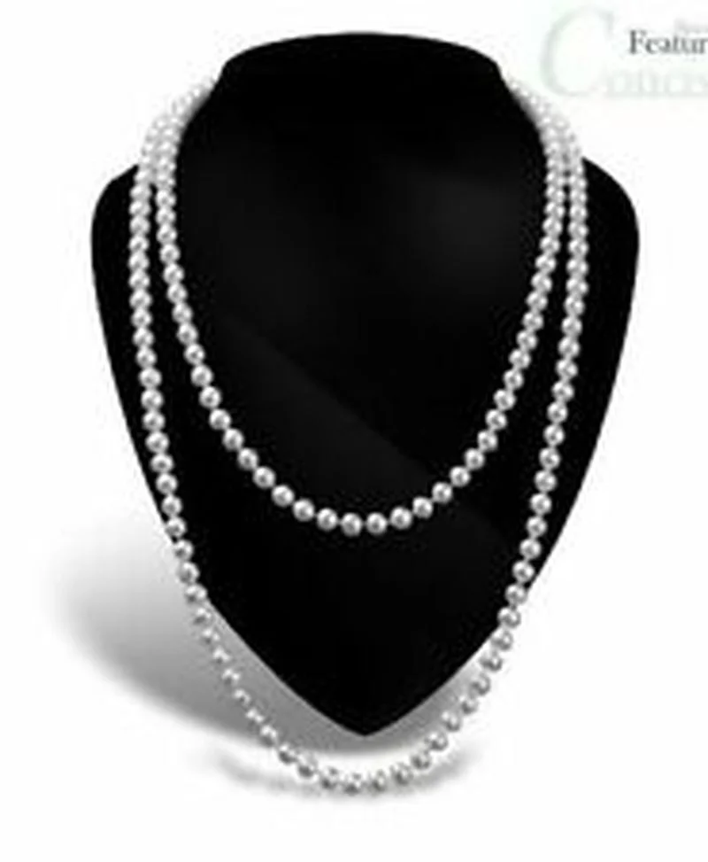 New 8-9mm light silver Cultured Freshwater Pearl Necklace 48 Inch