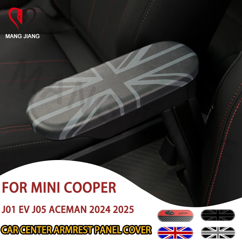 Naklejka na panel podłokietnika konsoli środkowej do Mini Cooper E SE J01 J05 Aceman 2024 2025 Akcesoria…