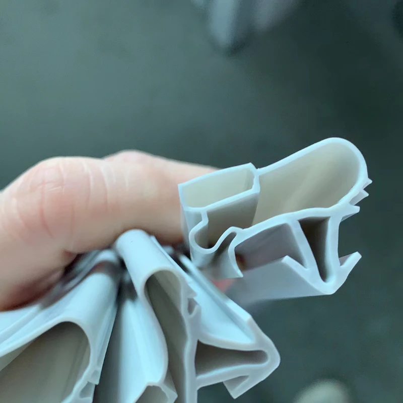 2.5m Full-length uncut refrigerator cold storage seal strip closure strip anti-collision strip with magnet delivery #064