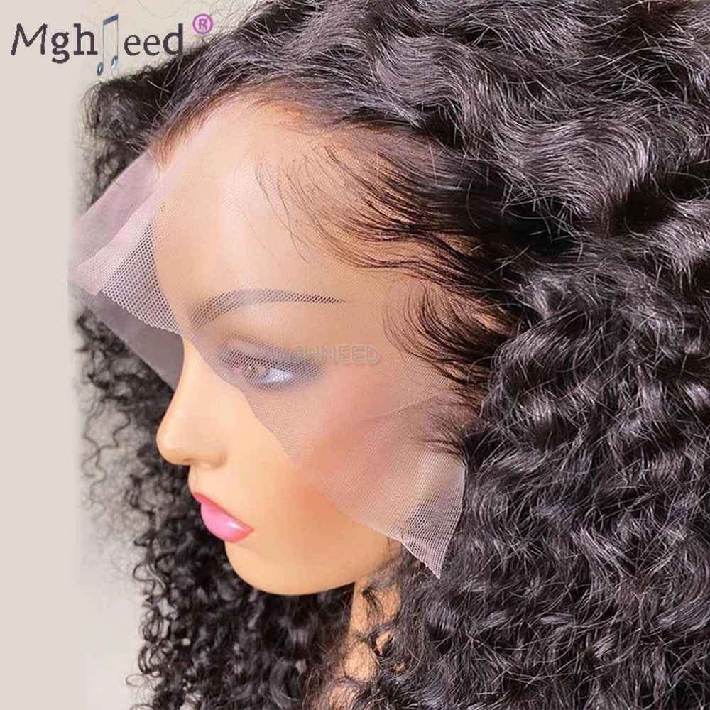 360 Full Lace Wig Human Hair Brazilian Natural Wave Lace Front Human Hair Wig Brazilian Curly Wigs HD Pre Plucked Wigs For Women