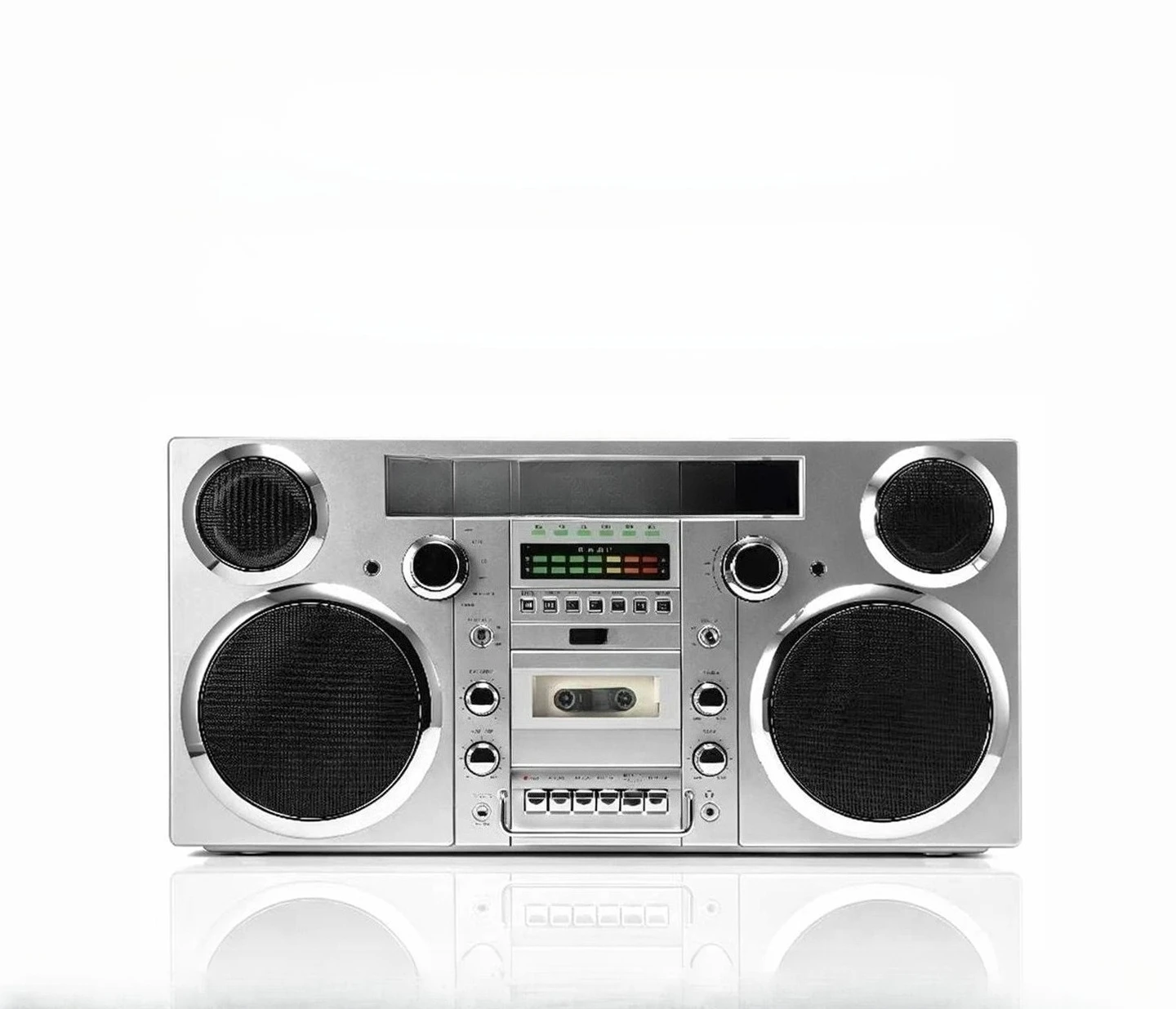 Portable Stereo System Cassette CD Player Bluetooth Speaker FM Radio Retro Multi-function Audio