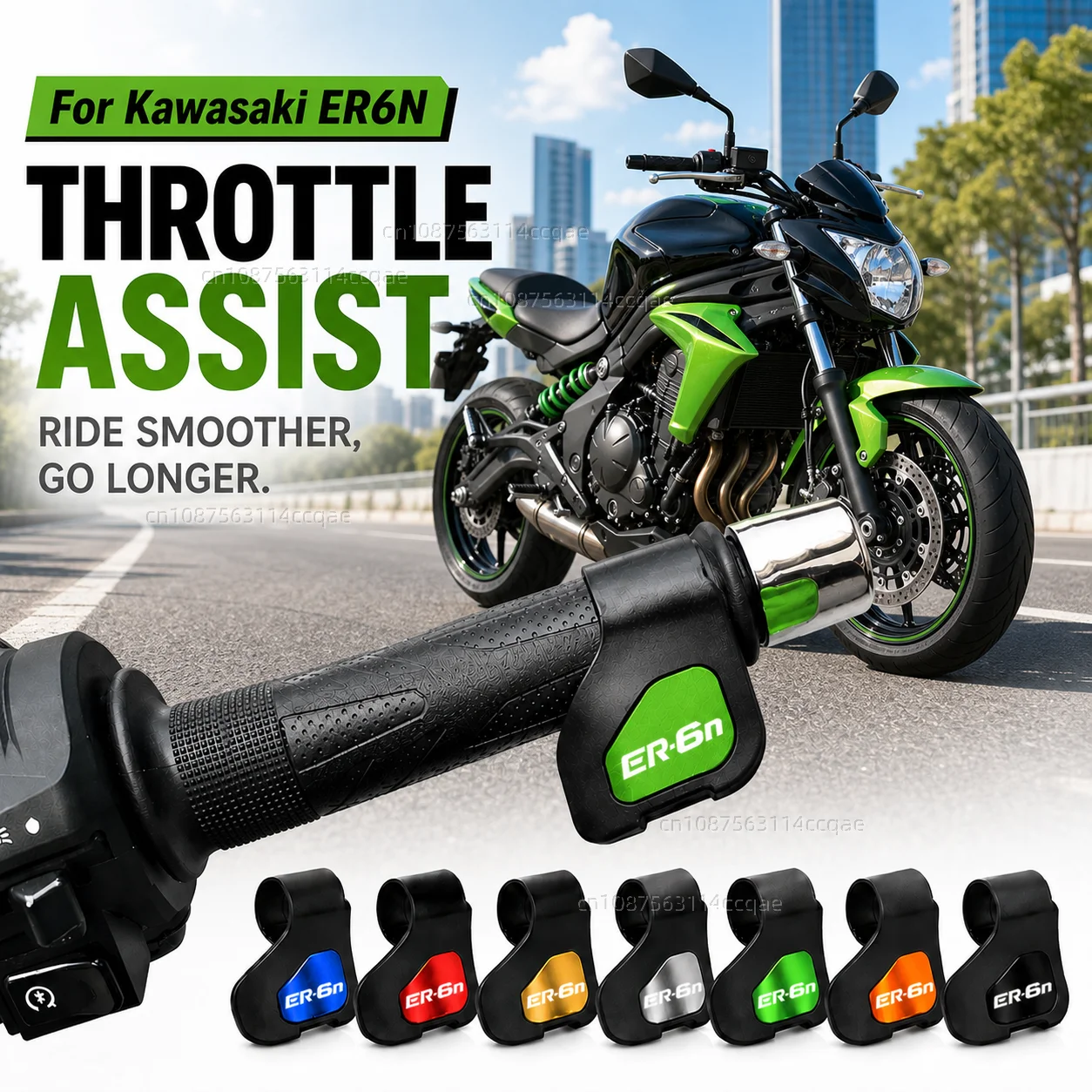 Für Kawasaki ER6N ER 6N ER-6N 2006-2016 2013 2014 2015 Motorrad-Gasgriff-Assistent Clip Kraftsparender Beschleunigungs-Assistent