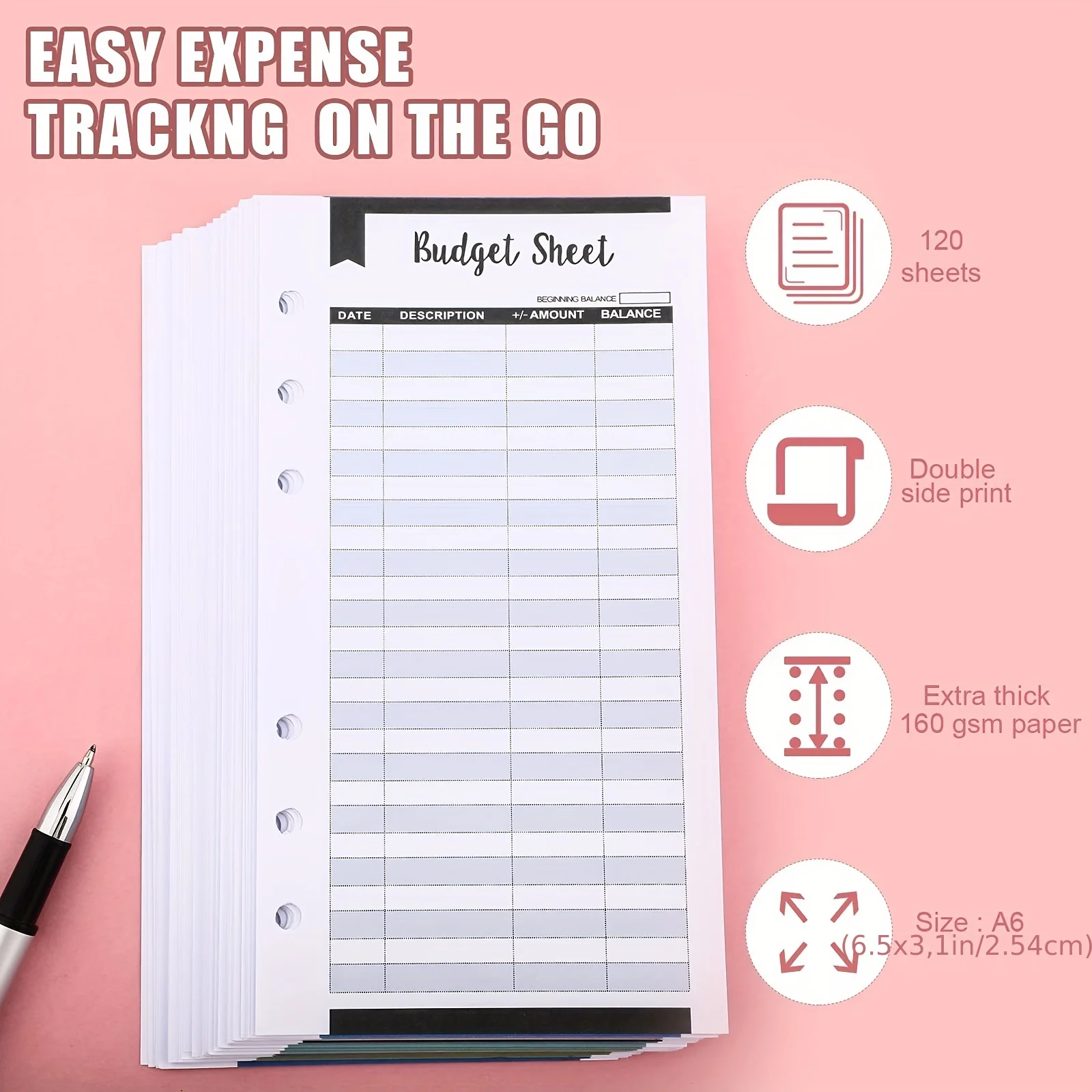 Budget Sheets Image 6
