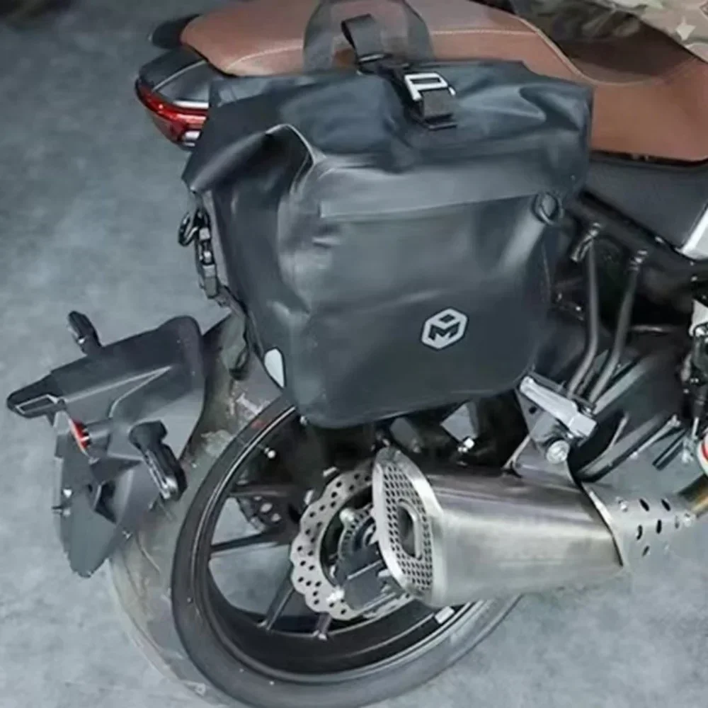 Baru Cocok VOGE 500AC Aksesori Tas Samping Braket Dudukan Braket Tas Sadel untuk Loncin Voge 500AC AC500 500 AC