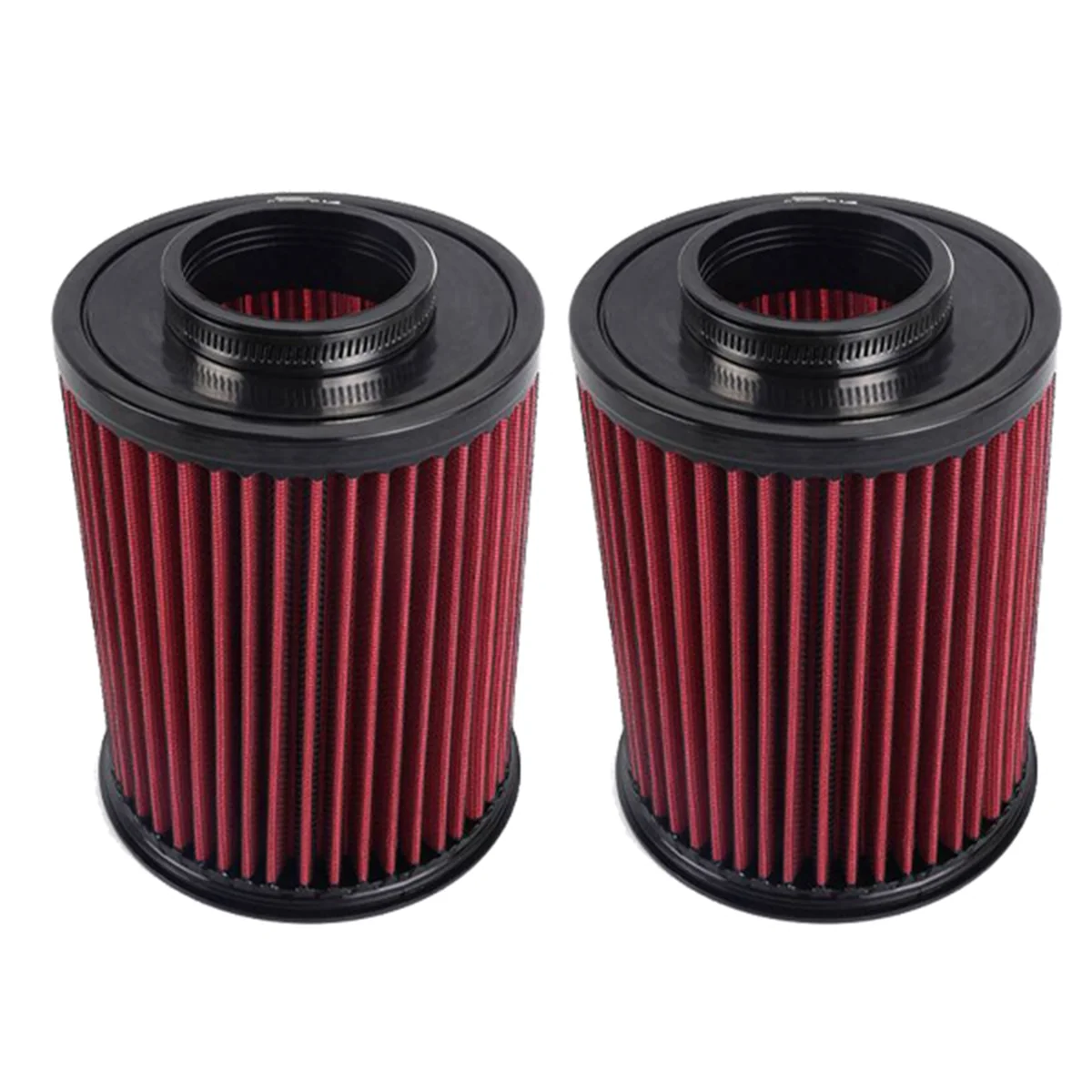 2 PCS 70MM High Flow Car Air Filter E-2993 Cold Air Intake Air Filter for Ford Focus Escape MKC RS-OFI106