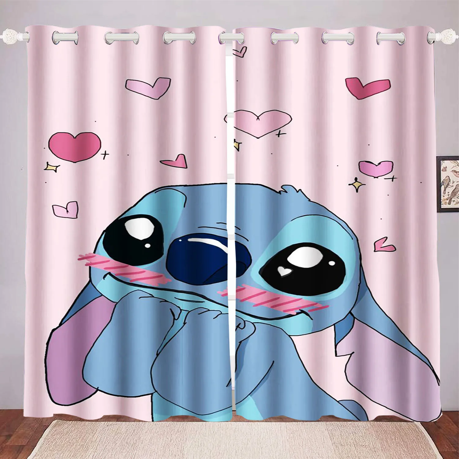 

Стежка домашнего декора, шторы с принтом для гостиной, спальни, плотные шторы с героями мультфильмов, милые пылезащитные 100% полиэстер