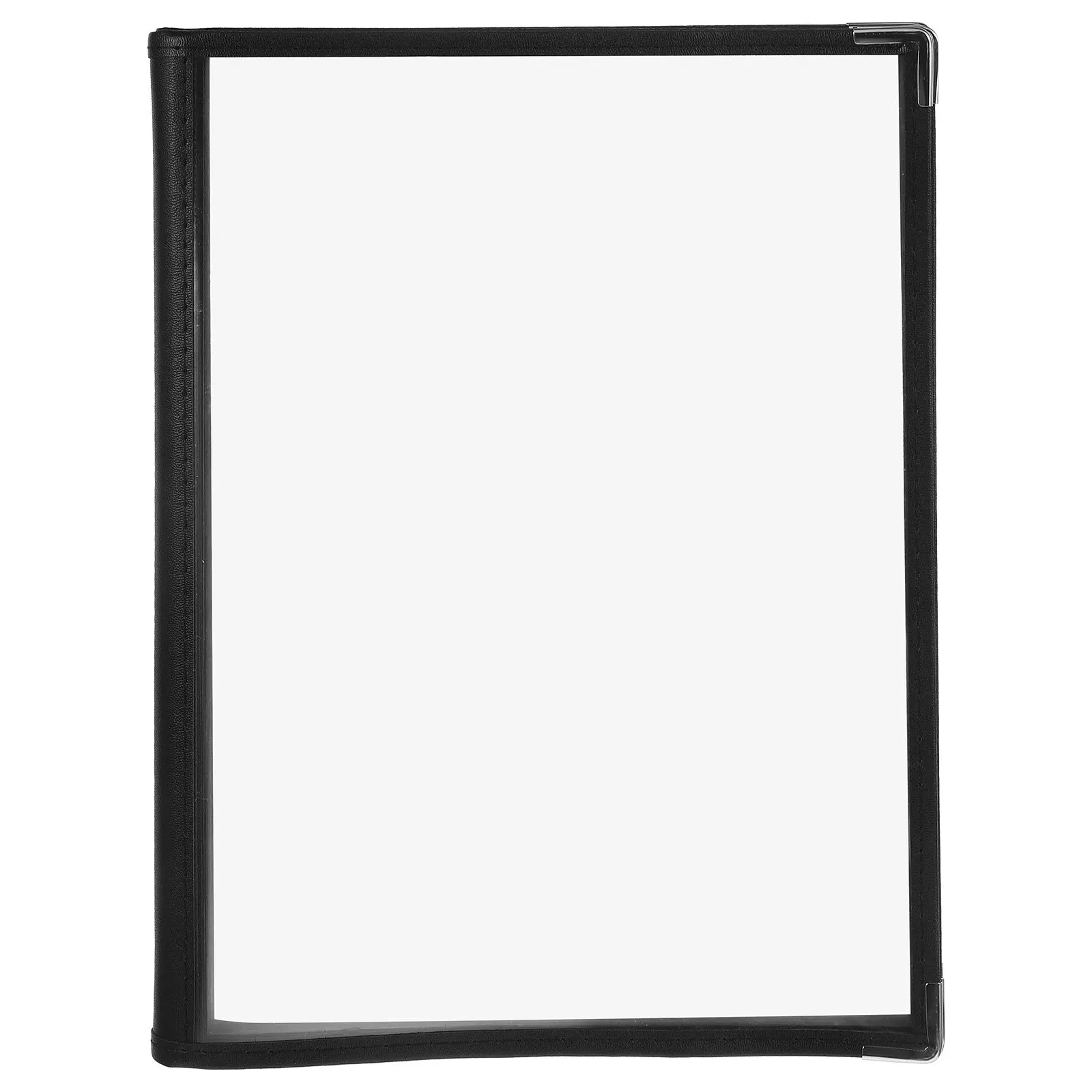 

6 Page 12 View Menu Book Holder Clear Transparent Restaurant Menu Cover Durable Multifunctional Display Men Book