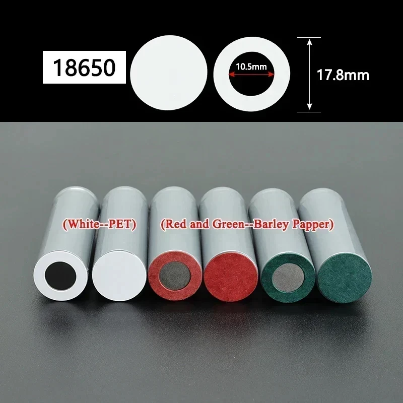 100/300pcs 18650 Li-ion Battery Insulation Gasket 1S - 8S Pack Cell Barley Adhesive Paper Insulate Tool Glue Electrode Pads