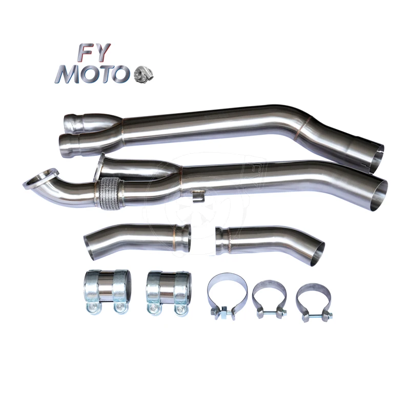 

Средняя выхлопная труба из нержавеющей стали SS304 для BMW M2 M2C G87 S58 3.0T 23+