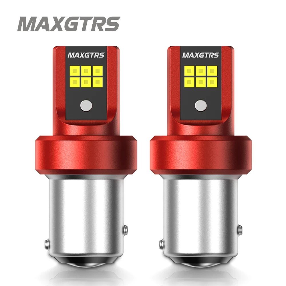 2X Super Bright P21W BA15S 1156 LED Light 7506 BAY15D 1157 P21/5W T20 7443 Car Parking Position Reverse Light Bulbs DRL 12V