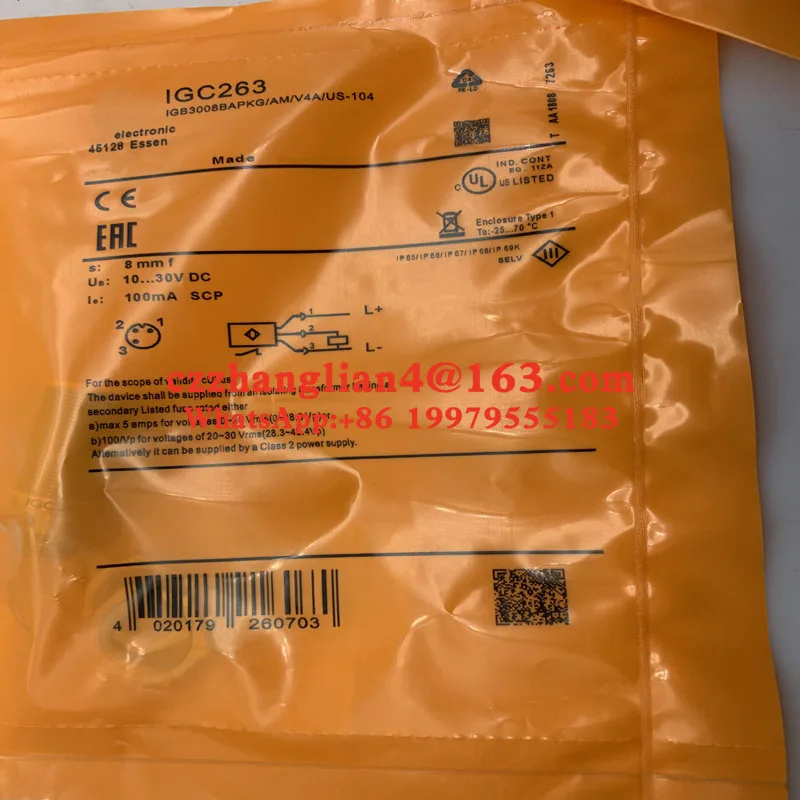 

Совершенно новый оригинальный датчик IGC248 IGC249 IGC250 IGC252 IGC258 IGC259 IGC262 IGC263