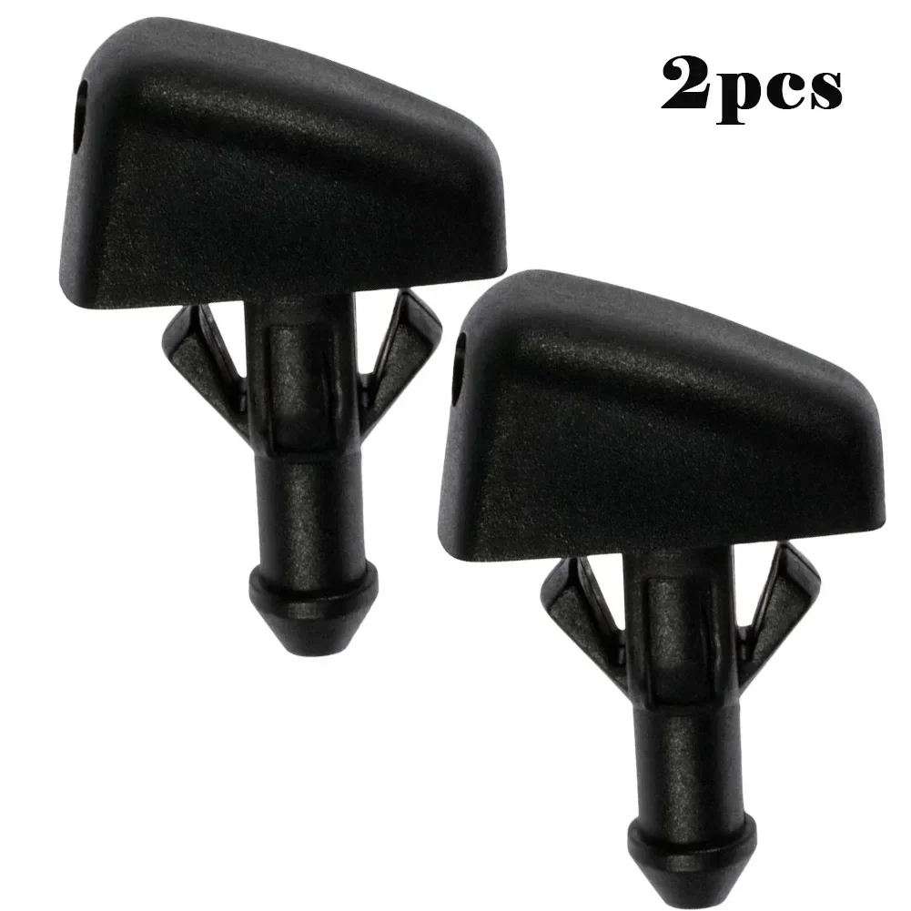 2Pcs Windshield-Washer Fluid Spray Jet Nozzle For Ford For Transit MK7 MK8 2000-2014 4132664 Black Car Accessories Tools