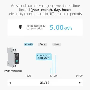 TUYA WIFI SMART CIRCUIT BREAKER 1P 63A DIN Rail For Smart Home Wireless Remote Control WiFi Switch by App Tongou Free Shipping 8 Main Sales Electrical Authorities - №4