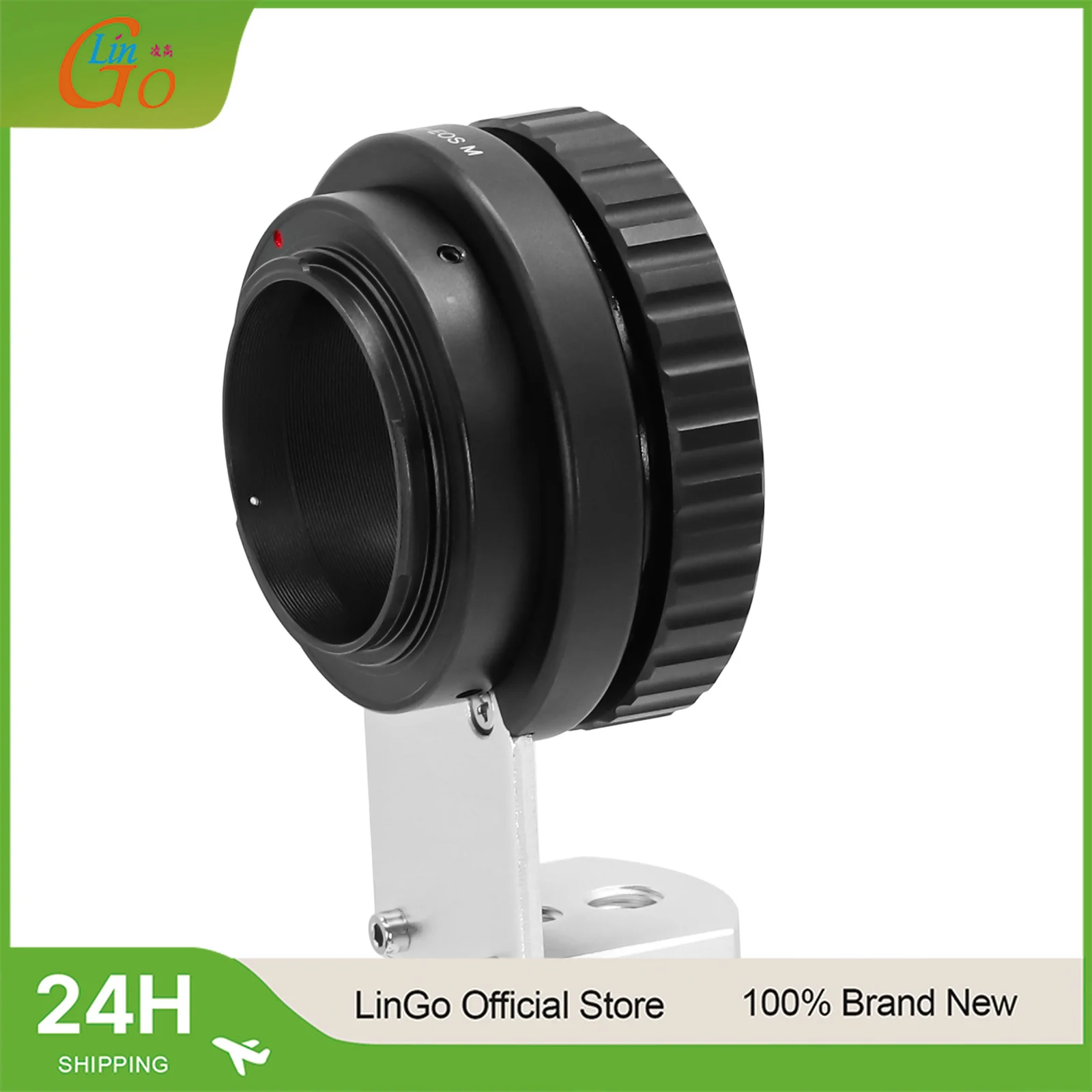 LinGo B4-EOS M Adapter Ring For B4 2/3" Mount Lens And For Canon EOS EF-M Mount Camera EOS M M10 M100 M2 M3 M6 M62 M5 M50 view 4