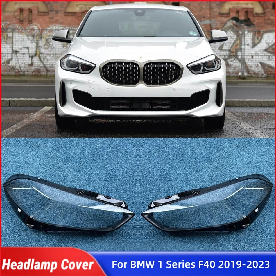 

For BMW 1 Series F40 2019 2020 2021 2022 2023 Car Acccessories Transparent Housing Car Lights Shell Headlight Protection Cover