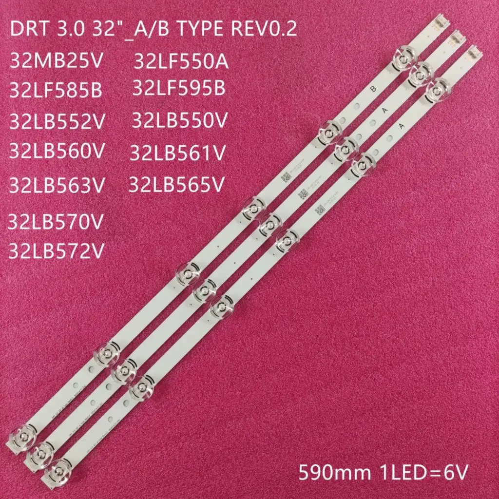 

TV LED Backlight Strip For innotek drt 3.0 32 6916l-1975A 32LB572U-ZP 32LB550B-ZA 32LB5600-UH 32LB561B-SC LC320DUE LV320DUE