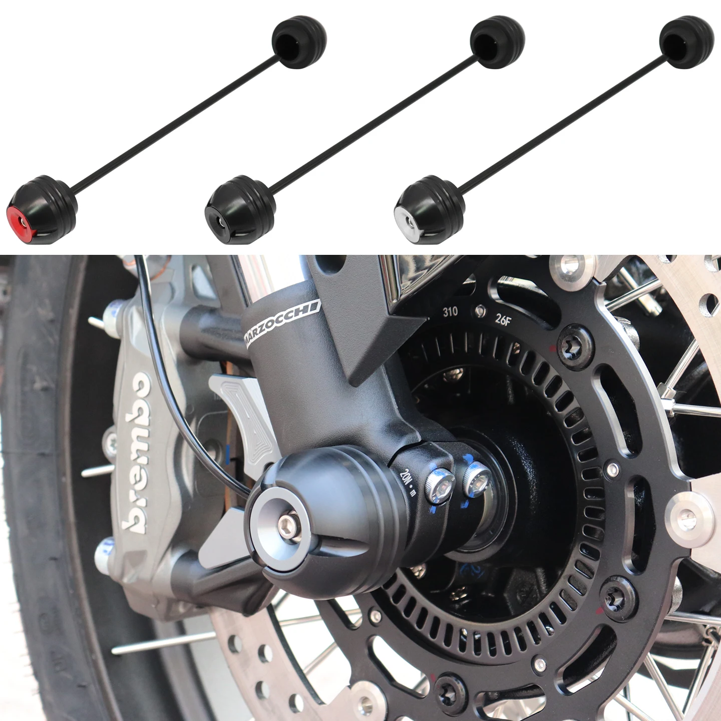 

Защитные накладки на переднюю ось и вилку мотоцикла для ZONTES 703F 703R 703RR 2024 2025 2026 703 F R RR