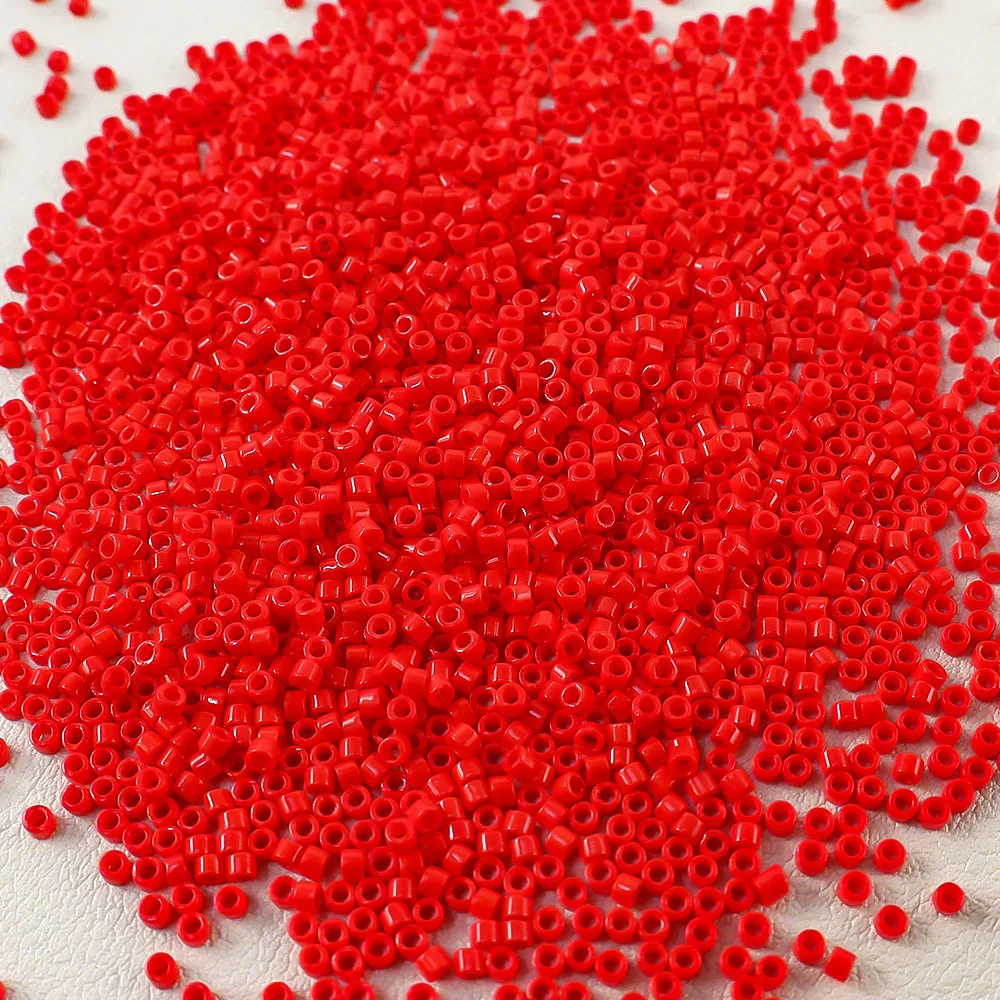 Japanische importierte einfarbige Miyuki Delica Rocailles-Schmuckperlen, geeignet für alle Arten von DIY-Handarbeiten, 10g – Detail 14
