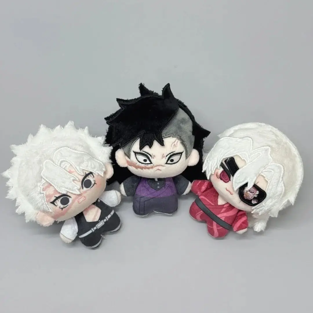 

10cm Mini Doll Shinazugawa Sanemi Genya Uzui Tengen Anime Cute Plush Stuffed Starfish Body Pendant Toys Bag Gift