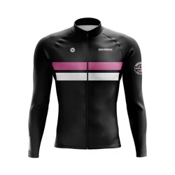New Winter Cycling Jersey Men Long Sleeve Cycle Clothes Spring & Autumn UV Mesh/Fleece Thermal RIGHTTRACK Top MTB Bike Clothing