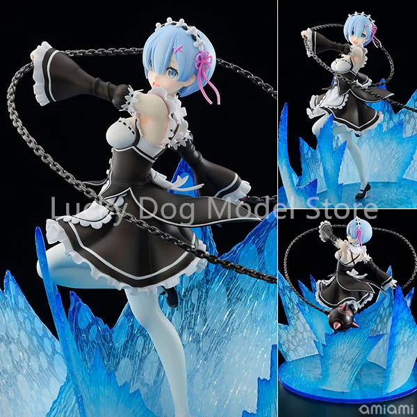 100% Original:Re:ZERO -Starting Life in Another World- Rem 1/7 PVC Action Figure Anime Figure Model Toys Collection Doll Gift