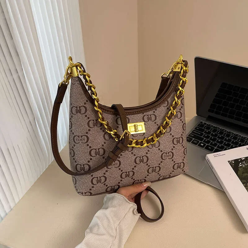 

High Quality Designer Crossbody Bag for Women Fashion Crescent for Women 2025 New Pattern Light Luxury Ladies Shoulder Crossbody