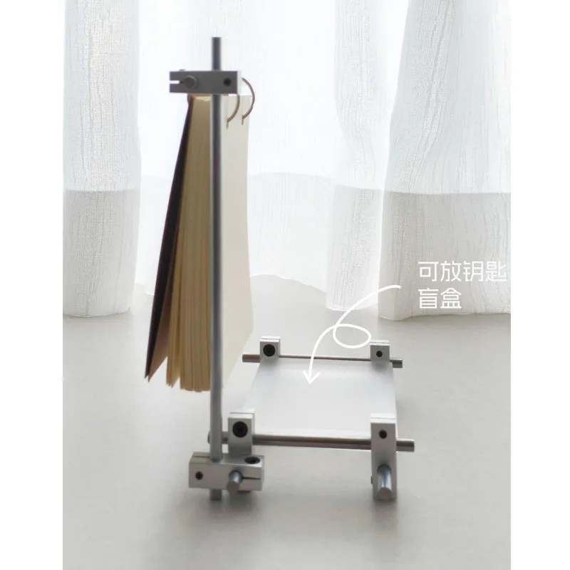 stainless steel optical axis decorative frame notepad a6 loose-leaf book hand account calendar small  painting