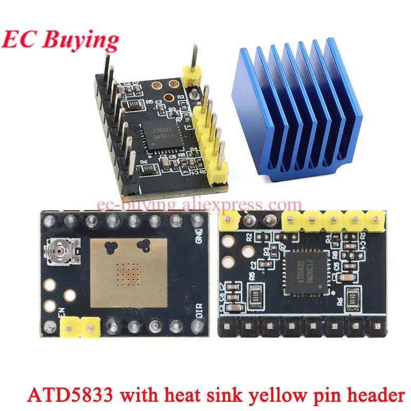 5Pcs/1pc TMC2208 TMC2209 ATD5833 TMC2225 3D Printer Accessories Stepper Motor Ultra Quiet Driver Module Controller Board