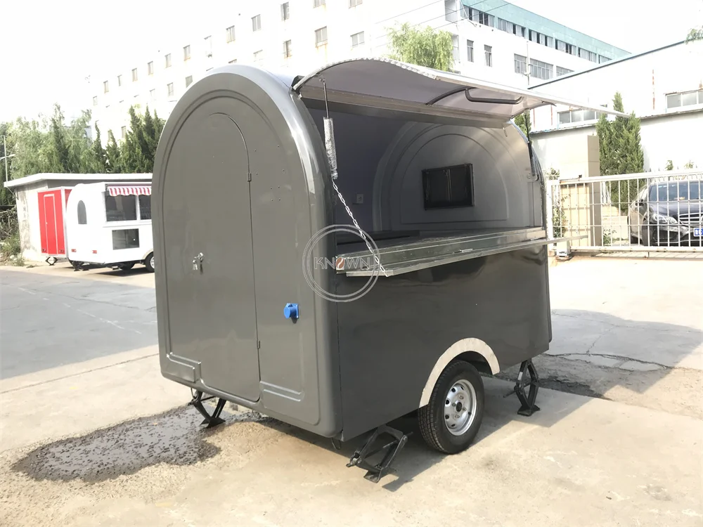 Customize Mobile Food Concession Trailer Fully Equipments Snack Coffee Kiosk Pizza Cart Fast Food Truck Trailer